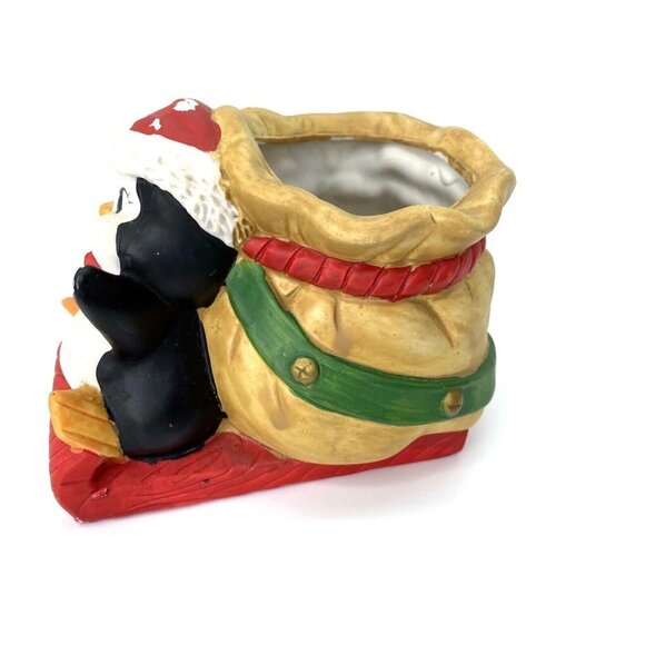 Vintage House of‎ Lloyd Penguin Candy Dish 1989 Christmas Around the World - Picture 5 of 12